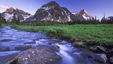 Обои трава, река, горы, луг, горная, grass, river, mountains, meadow, mountain разрешение 1920x1200 Загрузить