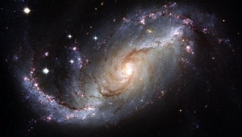 Обои небо, космос, звезды, галактика, туманность, спираль, the sky, space, stars, galaxy, nebula, spiral разрешение 1920x1200 Загрузить