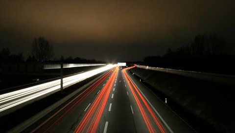 Обои ночь, огни, автобан, night, lights, autobahn разрешение 1920x1200 Загрузить