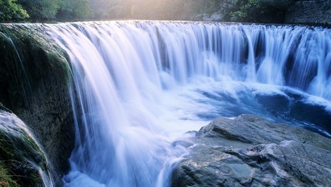 Обои вода, река, камни, водопад, water, river, stones, waterfall разрешение 2000x1333 Загрузить