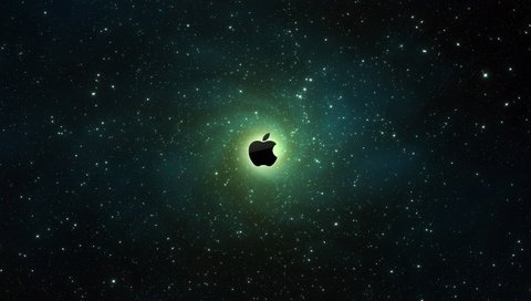 Обои космос, галактика, эппл, space, galaxy, apple разрешение 1920x1200 Загрузить