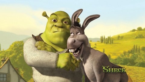 Обои осел, шрек, donkey, shrek разрешение 1920x1080 Загрузить