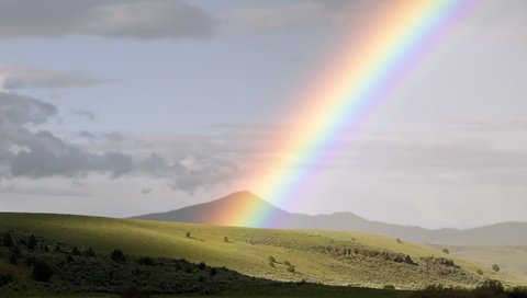 Обои радуга, сша, орегон, митчелл, rainbow, usa, oregon, mitchell разрешение 2560x1600 Загрузить