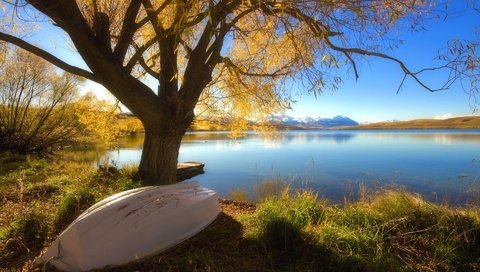 Обои новая зеландия, lake alexandrina, new zealand разрешение 1920x1200 Загрузить