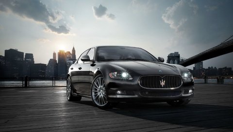 Обои солнце, утро, нью-йорк, quattroporte sport gt s, мазерати, the sun, morning, new york, the quattroporte sport gt s, maserati разрешение 1920x1200 Загрузить