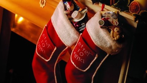 Обои новый год, подарки, камин, носки, праздник, new year, gifts, fireplace, socks, holiday разрешение 1920x1200 Загрузить