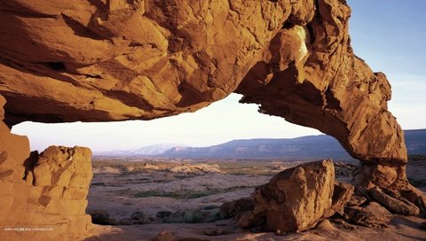 Обои горы, скалы, пустыня, арка, национальный парк арки, mountains, rocks, desert, arch, arches national park разрешение 1920x1080 Загрузить