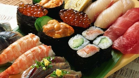 Обои кухня, суши, роллы, японская, kitchen, sushi, rolls, japanese разрешение 1920x1200 Загрузить