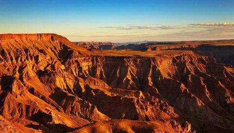 Обои пустыня, каньон, намибия, fish river canyon, desert, canyon, namibia разрешение 1920x1200 Загрузить