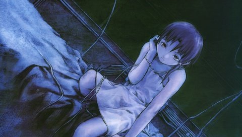 Обои iwakura lain, serial experiments lain, abe yoshitoshi разрешение 3000x2152 Загрузить