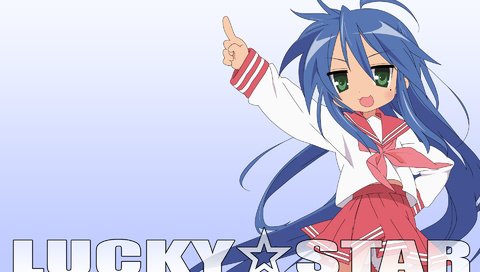 Обои зеленые глаза, lucky star, голубые волосы, izumi konata, seifuku, green eyes, blue hair разрешение 1920x1200 Загрузить