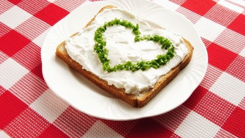 Обои крем для торта, зелень, бутерброд, хлеб, скатерть, cream cake, greens, sandwich, bread, tablecloth разрешение 1920x1200 Загрузить
