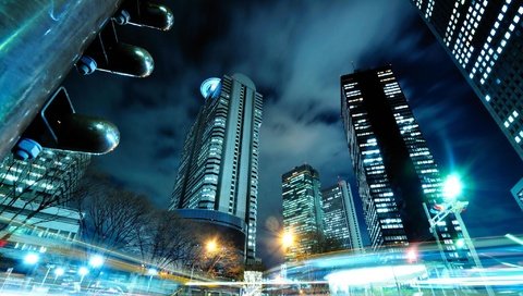 Обои ночь, япония, небоскребы, токио, night, japan, skyscrapers, tokyo разрешение 2047x1359 Загрузить