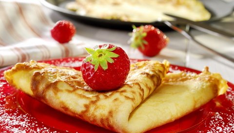 Обои клубника, блинчики, вкусно, вкусняшка, сироп, ням ням, strawberry, pancakes, delicious, yummy, syrup, yum yum разрешение 1920x1080 Загрузить