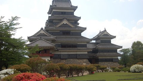 Обои замок, япония, дворец, хонсю, castle, japan, palace, honshu разрешение 3008x2000 Загрузить