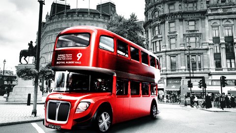 Обои люди, лондон, англия, здания, автобус, people, london, england, building, bus разрешение 2880x1800 Загрузить