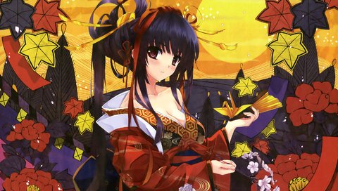 Обои девушка, кимоно, взгляз, girl, kimono, vzglyad разрешение 2864x2000 Загрузить