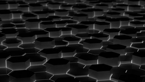 Обои 3d black pentagon. разрешение 1920x1080 Загрузить