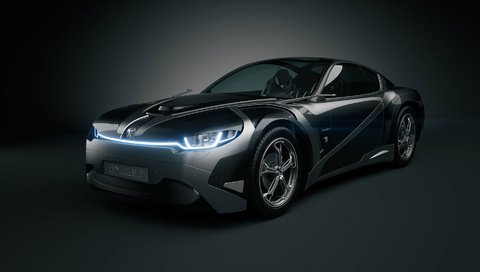 Обои автомобиль, карбон, коецепт-кар, 3d car, everia, tronatic, car, carbon, concept car разрешение 1920x1080 Загрузить