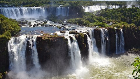 Обои водопад, в о д о п а д ы игуасу, waterfall, n o p a d s iguazu разрешение 1920x1080 Загрузить