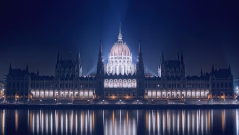 Обои венгрия, будапешт, здание парламента, hungary, budapest, the parliament building разрешение 1920x1080 Загрузить