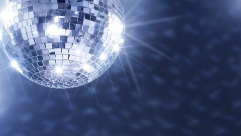 Обои музыка, диско, диско шар, блики от шара, зеркальный, music, disco, disco ball, the glare from the ball, mirror разрешение 1920x1080 Загрузить