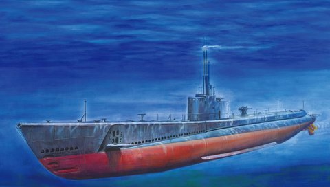 Обои арт, флот, лодка, подводная, подводная лодка, art, navy, boat, underwater, submarine разрешение 1920x1080 Загрузить