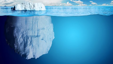 Обои вода, море, лёд, айсберг, камень, льдина, water, sea, ice, iceberg, stone, floe разрешение 2560x1600 Загрузить