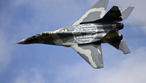 Обои самолет, оружие, polish mig-29, the plane, weapons разрешение 1920x1200 Загрузить