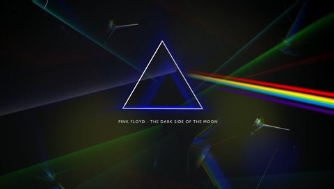 Обои призма, pink floyd, обложка альбома, the dark side of the moon, progressive rock, prism, album cover разрешение 1920x1080 Загрузить