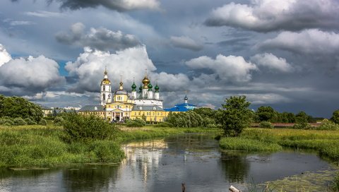 Обои россия, николо-шартомский мужской монастырь, russia, nikolo-shartomsky monastery разрешение 1920x1200 Загрузить