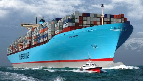 Обои судно, корпус, контейнеровоз, maersk, борт, груз, eugen maersk, the ship, case, a container ship, board, cargo разрешение 2560x1440 Загрузить