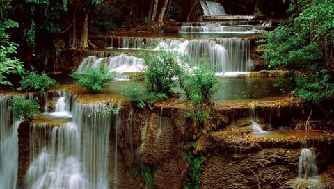 Обои водопад, waterfall разрешение 1920x1080 Загрузить