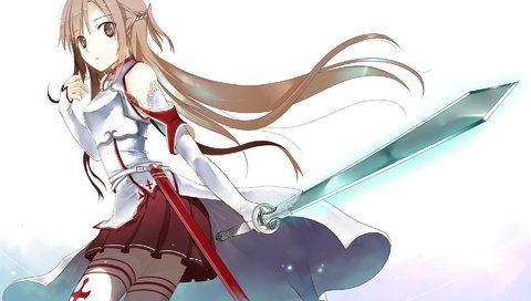 Обои sword art online, asuna yuuki разрешение 1920x1200 Загрузить