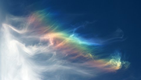 Обои радужные облака, iridescent clouds разрешение 1920x1200 Загрузить