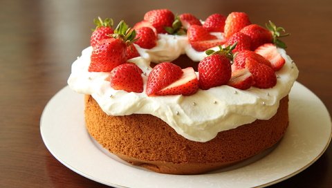 Обои еда, клубника, сладкое, торт, десерт, food, strawberry, sweet, cake, dessert разрешение 2560x1600 Загрузить