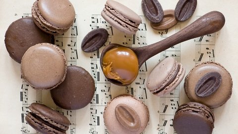 Обои сладкое, печенье, ложка, макарун, ассорти, sweet, cookies, spoon, macaron, cuts разрешение 2000x1327 Загрузить