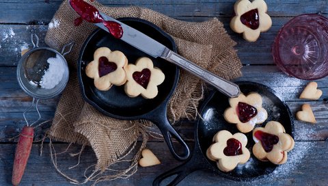 Обои джем, печенье, выпечка, anna verdina, valentine cookies, jam, cookies, cakes разрешение 2000x1316 Загрузить