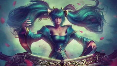 Обои девушка, sona, riot games, лига легенд, moba, maven, maven of the strings, girl, league of legends разрешение 1920x1207 Загрузить