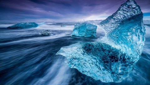 Обои зима, море, лёд, льдины, ледник, winter, sea, ice, glacier разрешение 2048x1365 Загрузить