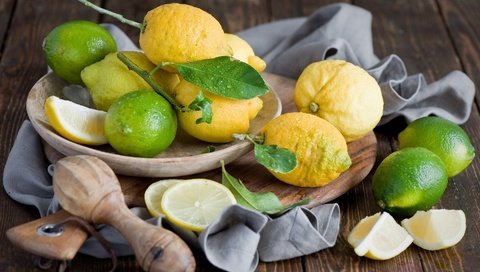 Обои фрукты, лайм, тарелка, лимоны, цитрусы, anna verdina, fruit, lime, plate, lemons, citrus разрешение 1920x1277 Загрузить