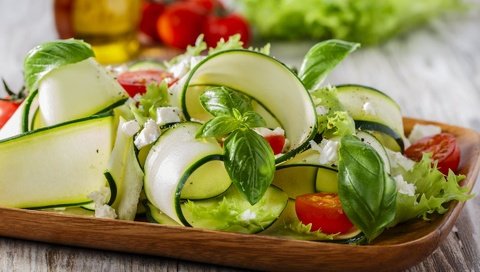 Обои овощи, салат, закуска, vegetables, salad, appetizer разрешение 1920x1200 Загрузить