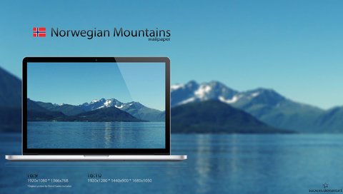 Обои горы, монитор, норвегия, норвежский, mountains, monitor, norway, norwegian разрешение 1920x1080 Загрузить