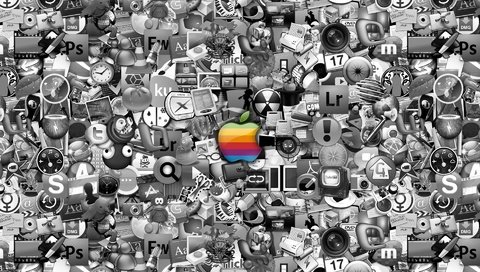 Обои много, значки, логотипы, apple mac иконки, a lot, icons, logos, apple mac icons разрешение 1920x1200 Загрузить