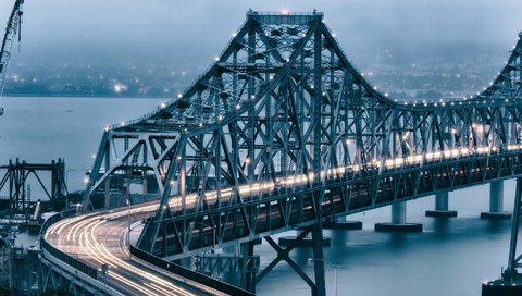 Обои мост, сан-франциско, калифорния, bay bridge, сан - франциско, ка­ли­фор­нийс­кая, бэй бридж, bridge, san francisco, ca, california разрешение 2048x1365 Загрузить