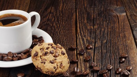Обои кофе, шоколад, печенье, печенька, в шоколаде, coffee, chocolate, cookies, cookie разрешение 4288x2848 Загрузить