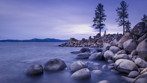 Обои озеро, закат, пейзаж, сша, озеро тахо, сьерра-невада, lake, sunset, landscape, usa, lake tahoe, sierra nevada разрешение 7000x4375 Загрузить