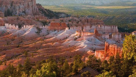 Обои горы, скалы, пейзаж, штат юта, брайс каньон национальный парк, mountains, rocks, landscape, utah, bryce canyon national park разрешение 2880x1920 Загрузить