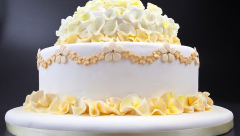 Обои украшения, торт, свадебный торт, многоярусный, decoration, cake, wedding cake разрешение 4843x3605 Загрузить