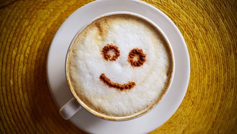 Обои улыбка, кофе, чашка, капучино, блюдца, smile, coffee, cup, cappuccino, saucers разрешение 4618x3083 Загрузить